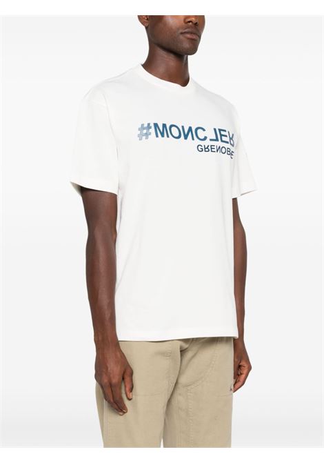 White printed t-shirt Moncler Grenoble - men MONCLER GRENOBLE | 8C0000683927041